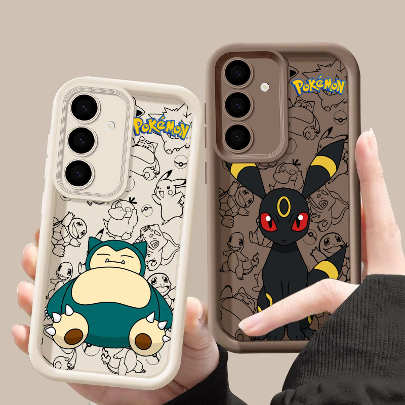 Samsung Galaxy S24 - Capa Ultra Anime S26 Snorlaxs Umbreons